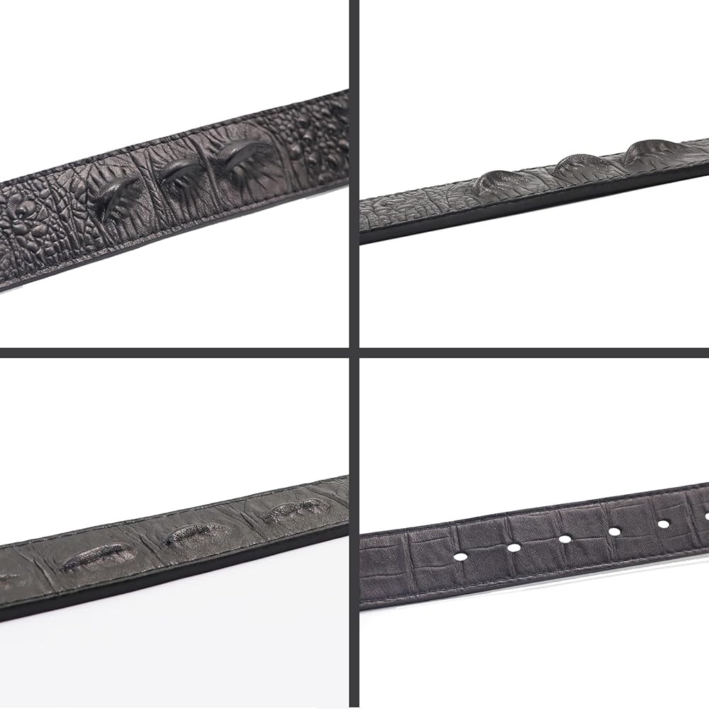 Amazon.com: PRINCECOME Alligator Belts with Cowhide